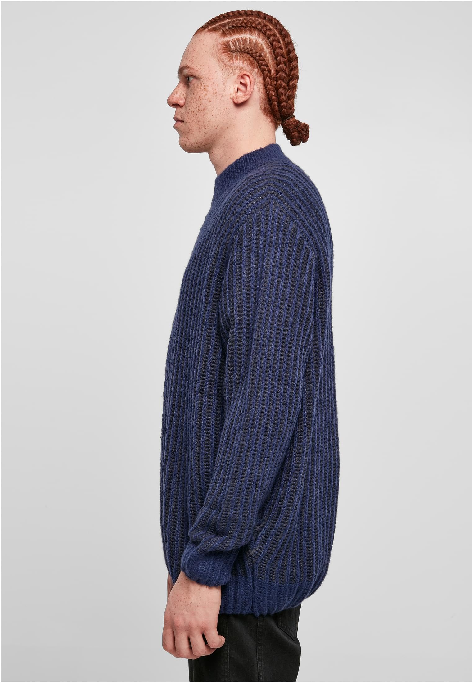 Urban Classics Bluza sportowa Mężczyźni Oversized Two Tone Sweater