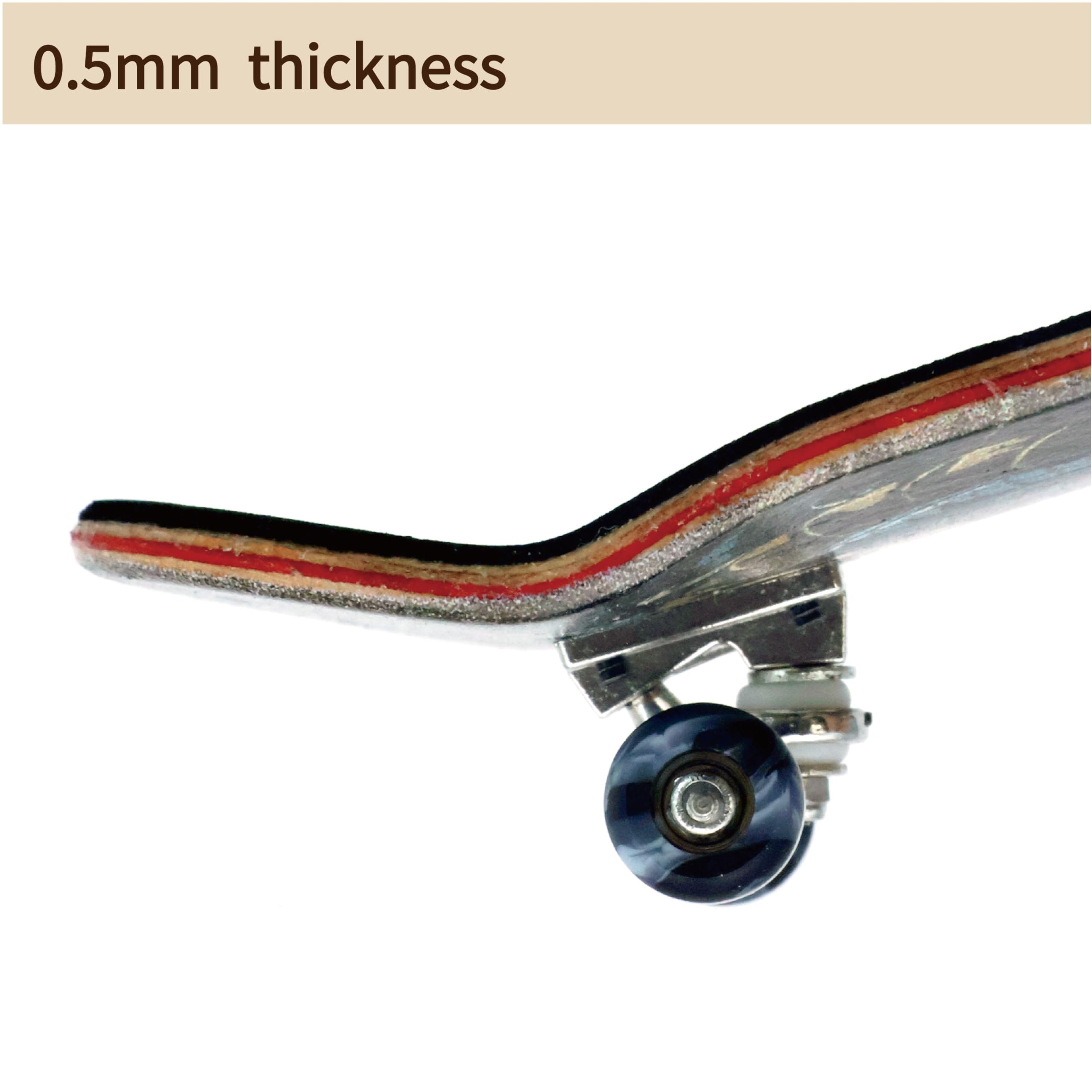 RACOFSB 0.5mm Thickness Fingerboard Foam Grip Tape 12 Pcs, Finger Skateboard Griptape 40mmX110mm (12)