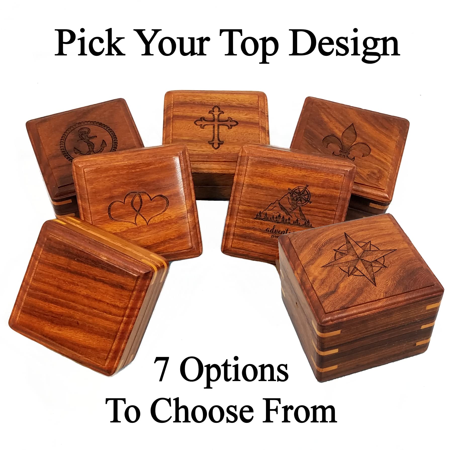 Personalized Large Desk Compass Gift for Men, Him, Son | Engraved Gifts for Graduation, Baptism, Confirmation, Business Promotion, Executive Retirement | Antique Gimbaled Compasses in Wood Box