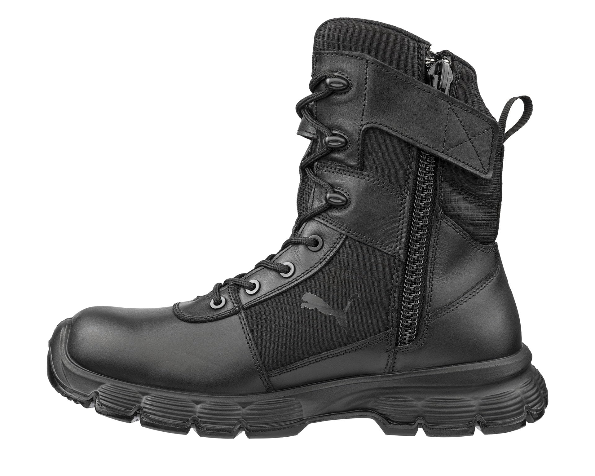 PUMA Safety Kommando RB LR8 Zip - Herren Einsatzstiefel – knöchelhohe Stiefel mit Laufsohle – Bequeme Tactical Boots für Indoor & Outdoor