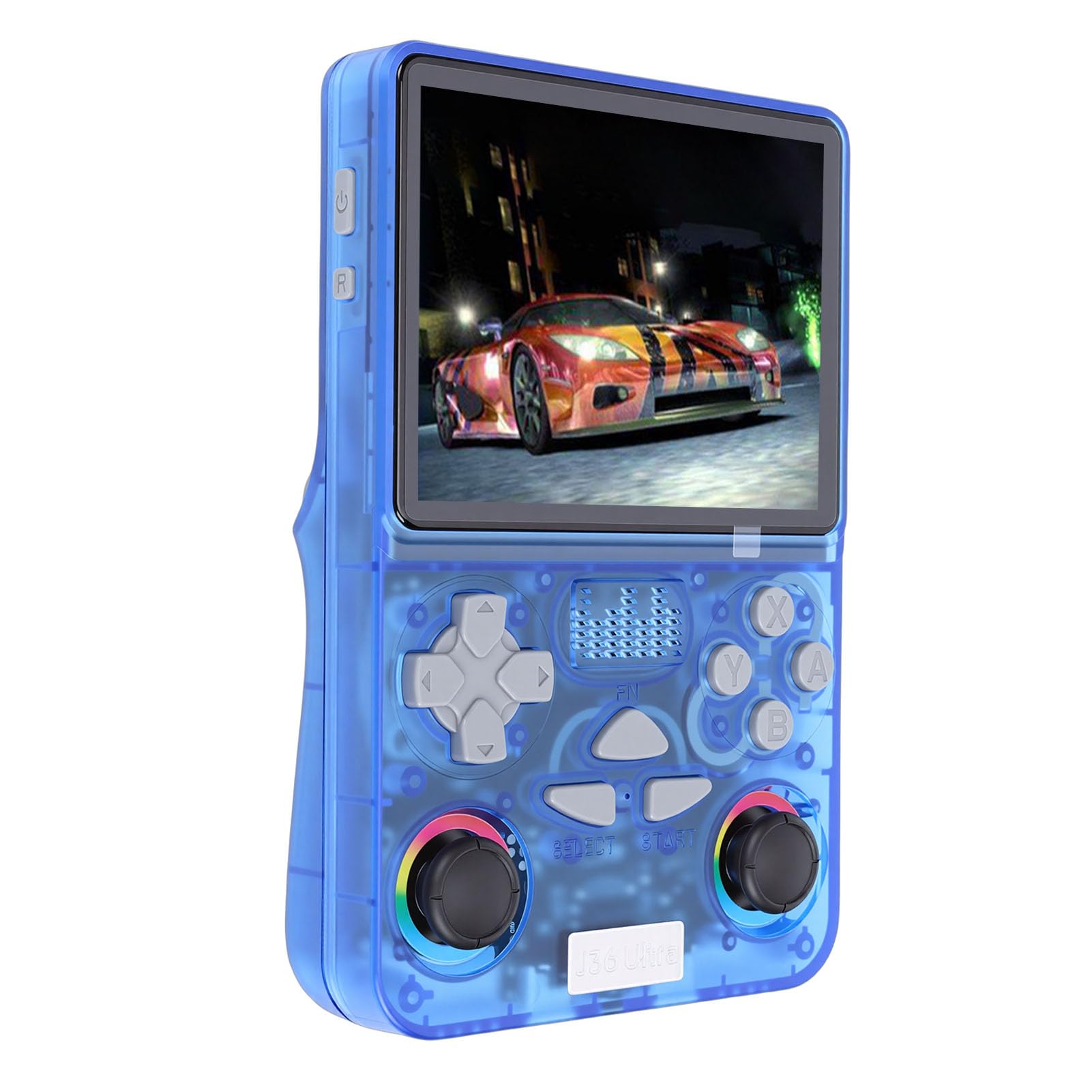 Cocoarm Console di Gioco retrò Portatile, Console di Gioco retrò ABS WiFi con Schermo da 4 Pollici 720x720 Memoria da 64 GB Batteria da 3000 MAh per Viaggi in Famiglia Giochi Pendolari (BLUE)