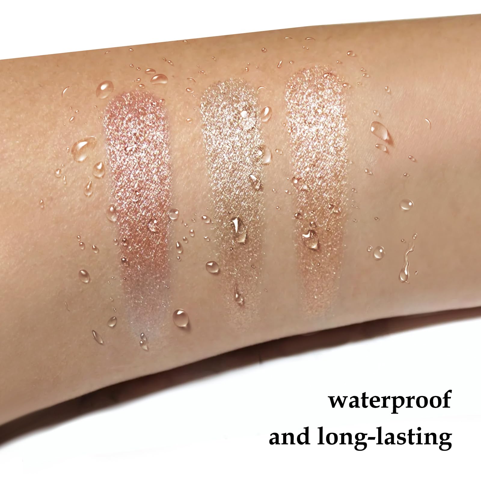 Boobeen 3PCS Cream Eyeshadow Pencil Crayon Waterproof Eyeshadow Brightener Stick Shimmer Eyeshadow Pen Create Glitter Eye Makeup - Image 4