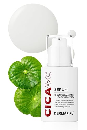 DERMAFIRM Cica AC Serum 1.01 fl oz  Suero iluminador de la piel  Suero de niacinamida para la cara  Suero de ácido salicílico  Suero de vitamina B3