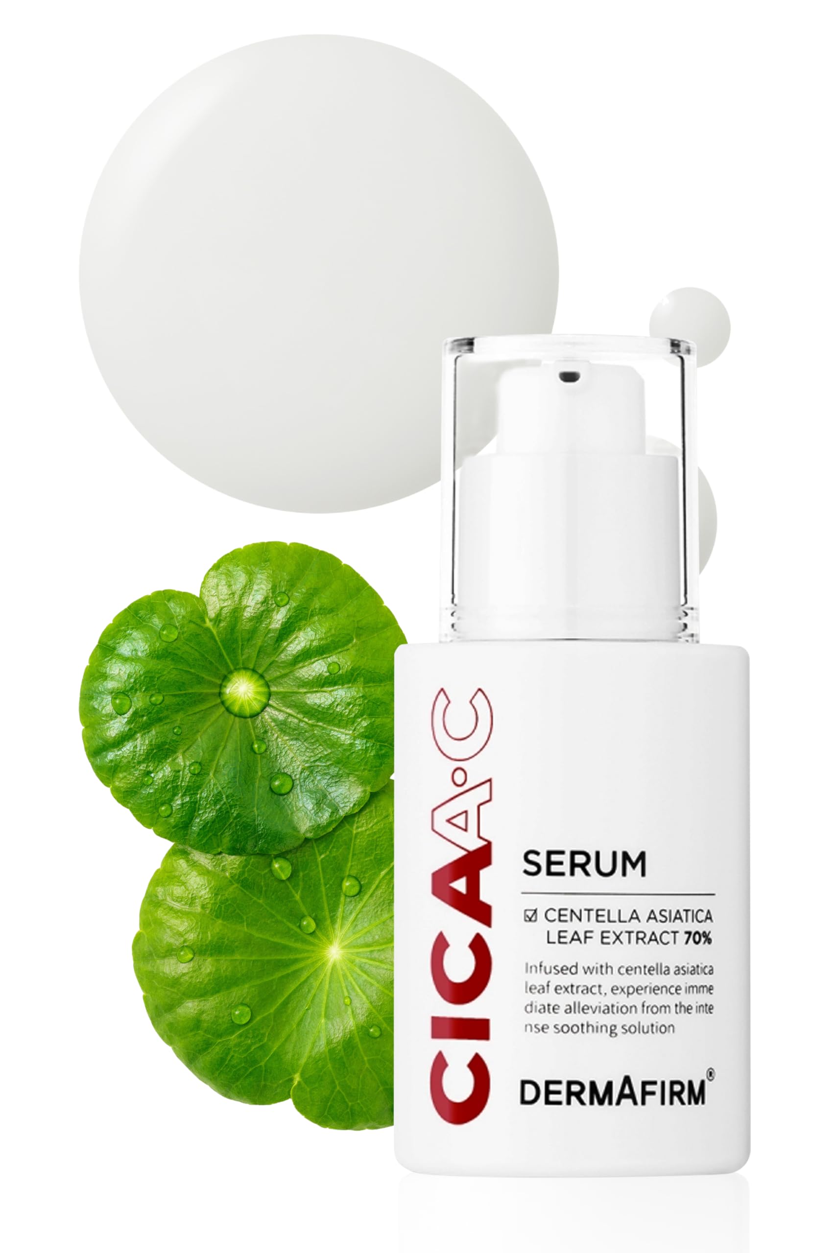 DermafirmCica AC Serum 1.01 fl oz | Skin Brightening Serum | Niacinamide Serum for Face | Salicylic Acid Serum | Vitamin B3 Serum for Face | Ferulic Acid Serum Beauty & Personal Care for Women & Men