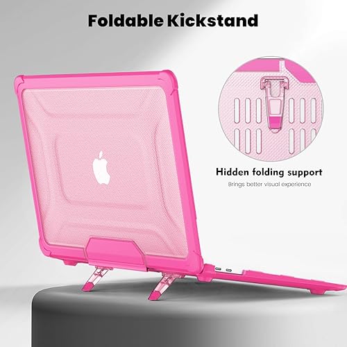 Miniatura 192 de DTangLsm Funda rígida resistente para M4 MacBook Air de 15 pulgadas 2025 2024 2023 M4 M3 M2 A3241 A3114 A2941, resistente carcasa rígida resistente