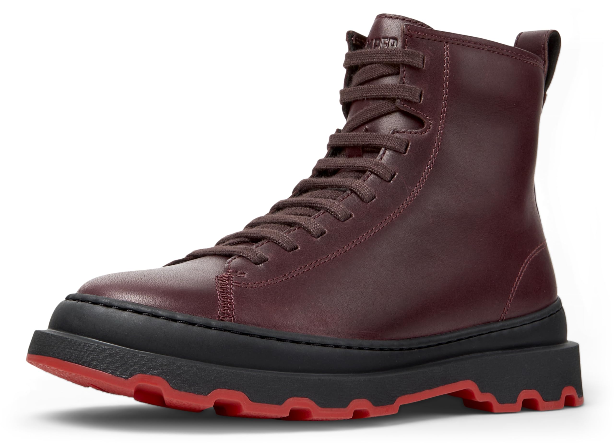 Camper Women's Brutus+ K400816 Basket Bootie, Burgundy 003, 35 EU, Burgundy 003, 2/2.5 UK