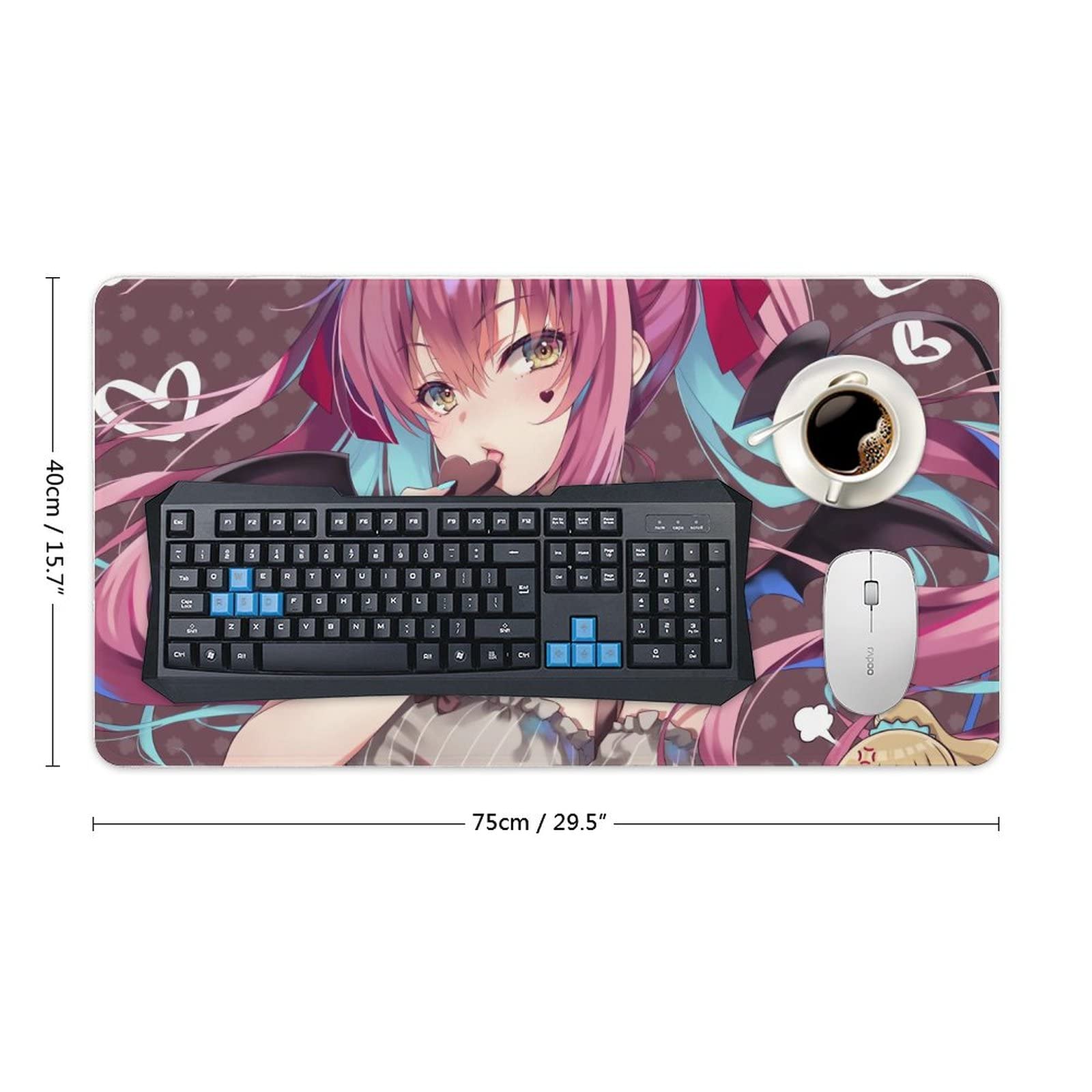 Amazon.co.jp: マウスパッド 大型 可愛い キャラクター柄 ようこそ実力