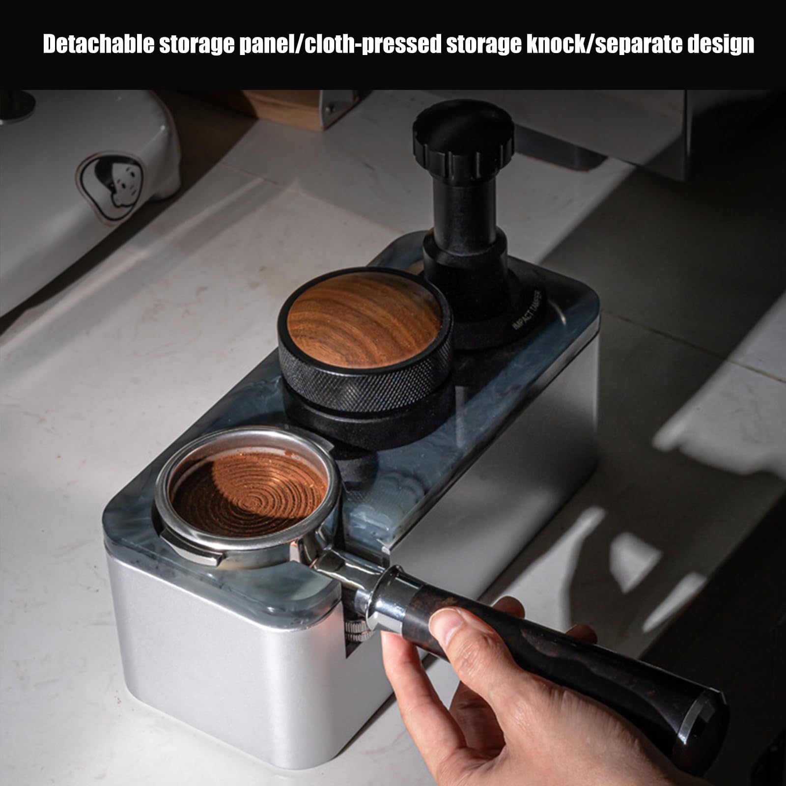 Generisch Praktische und tragbare Kaffee Manipulationsstation Stabiles, rutschfestes Kaffee Manipulationsständer Tablett für sicheren Betrieb Acryl