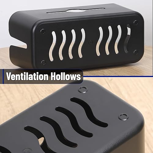 Miniatura 4 de Bates - Caja de organización de cables, mediana, caja organizadora de cables, caja organizadora de cables, organizador de cajas de cables, caja de