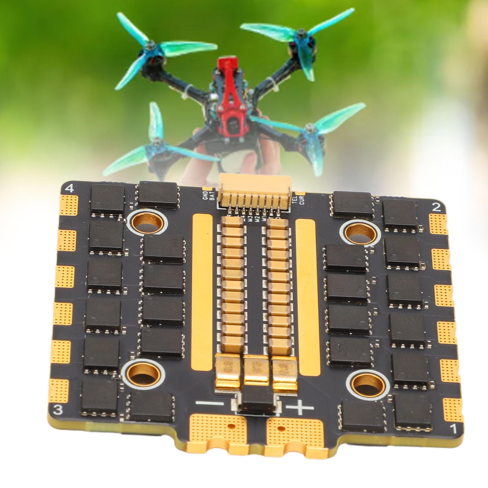 Drone 4 w 1 ESC, 110A Bezszczotkowy Elektryczny Regulator Prędkości z obsługą PWM Oneshot125 Multishot DShot150 300 600, dla Silnika Drona Wyścigowego FPV