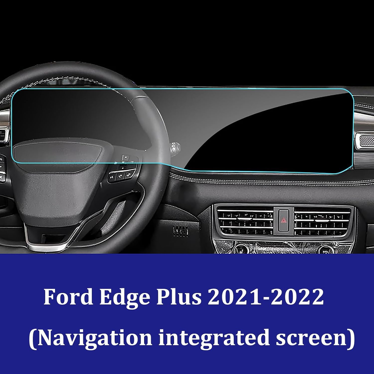 Pellicola Protettiva Auto per Ford Edge Plus 2021-2022 (Integrated NAV)