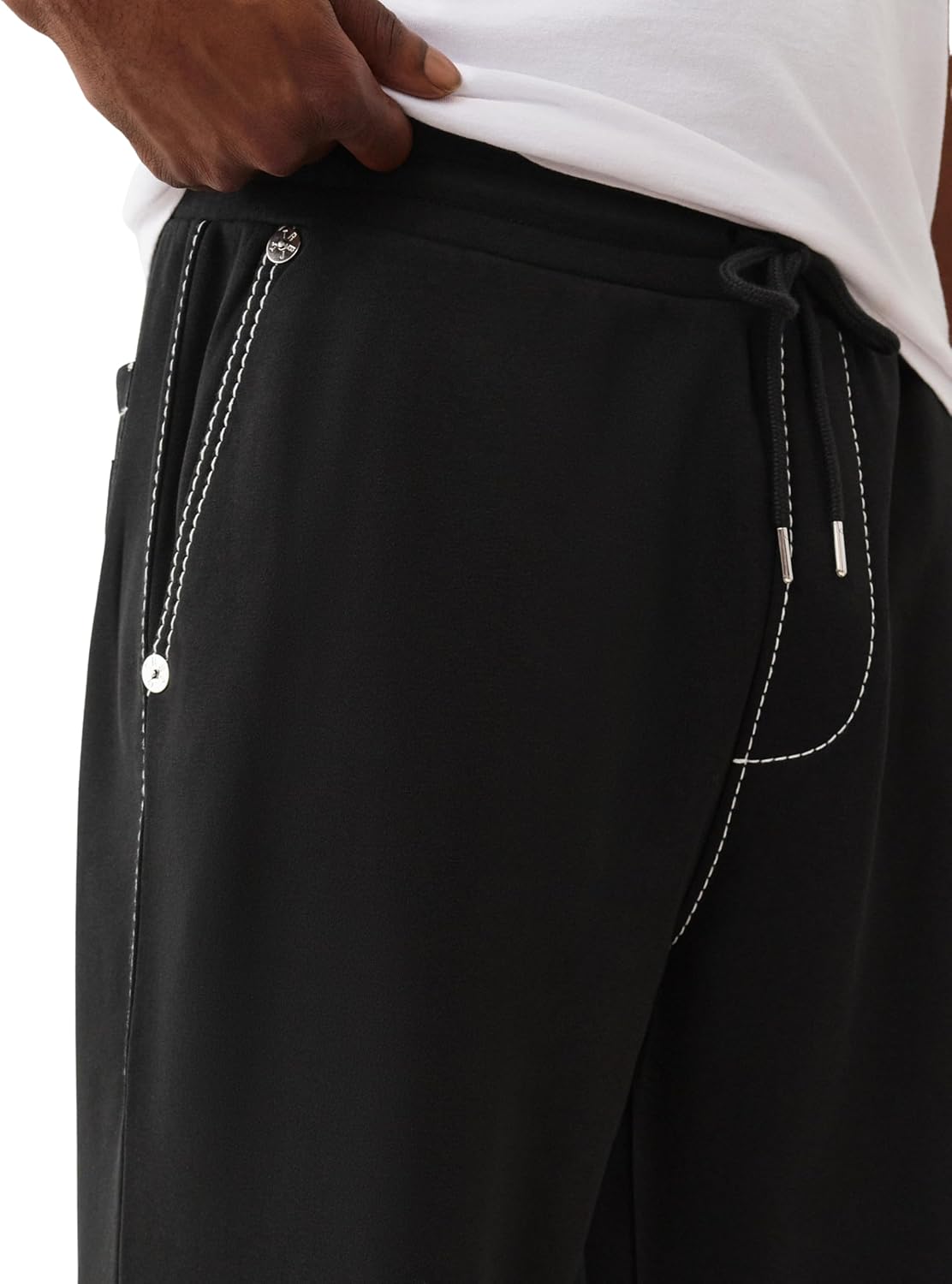 True Religion Men's Baggy Big T Sweatpants