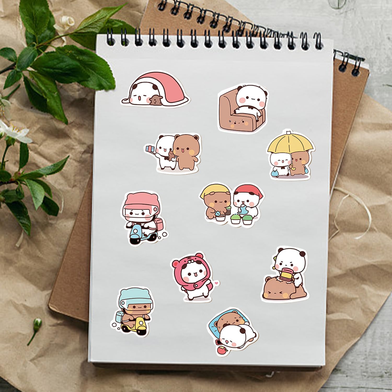 WUFGWBD 100 Cartoon Animal Stickers, Cute Graffiti Stickers, Funny Stickers, Kids Stickers, Decorative Stickers - Image 4