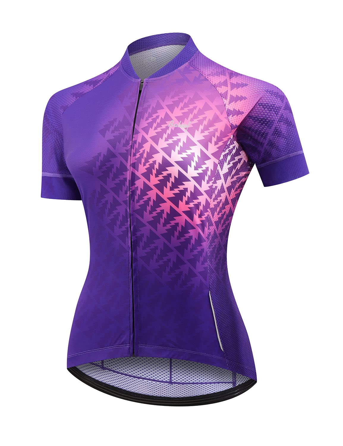 baleaf Women's Cycling Jersey Short Sleeve Road Bike Shirt Bicycle Biking Tops 4 Rear Pockets UPF50+