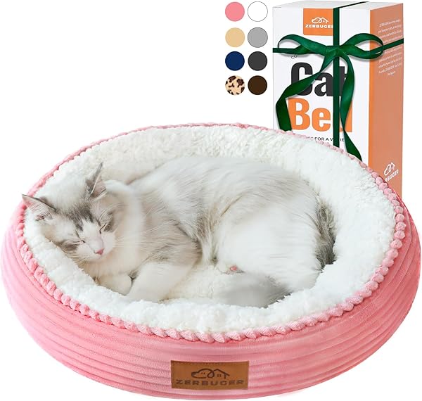 Zerbuger Waschbares Katzenbett 50,8cm
