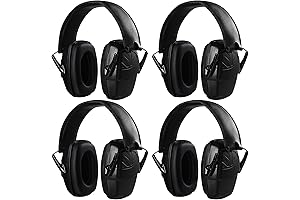 Noise Reduction Headphones for Adults: 4-Pack NRR 26dB Ear Muffs