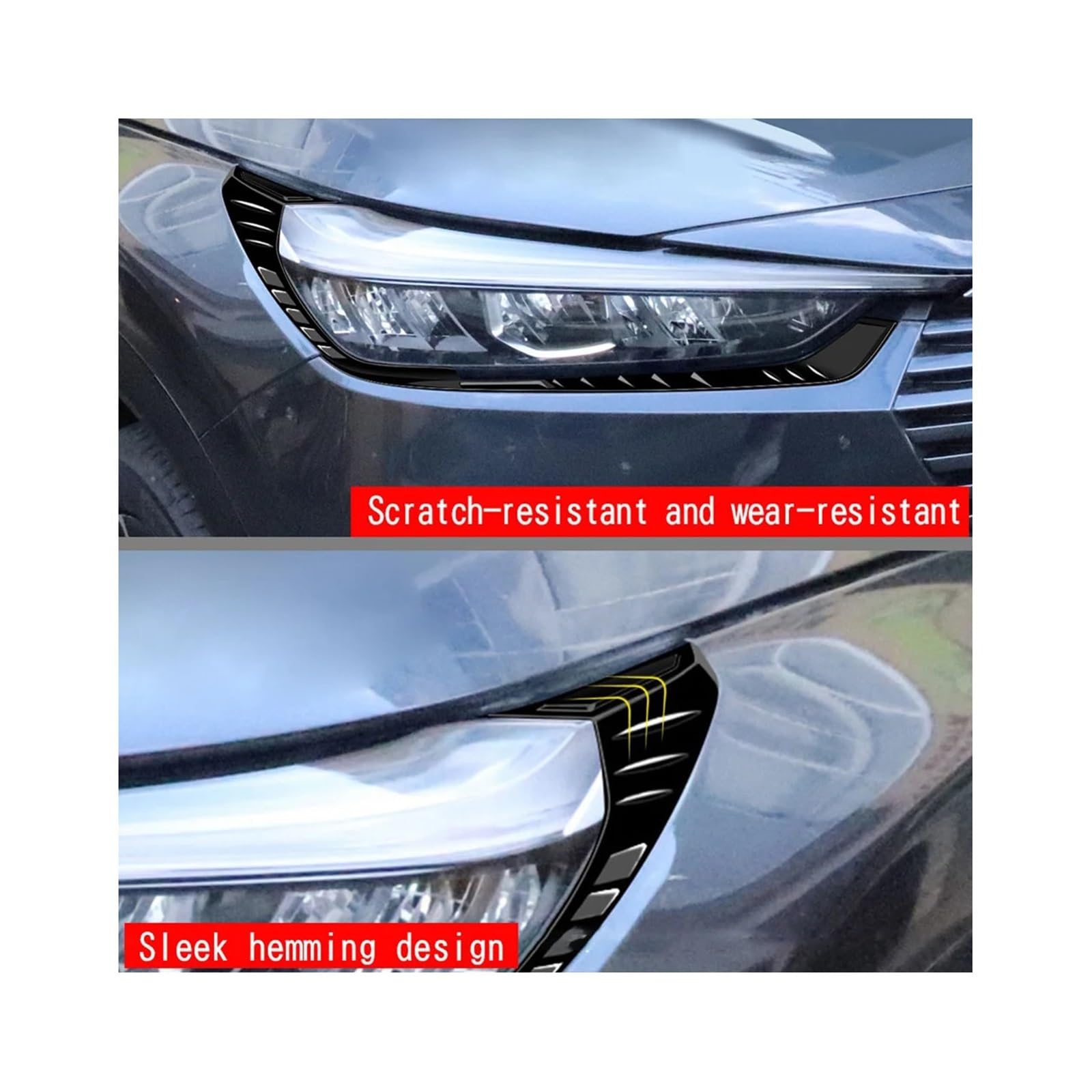 Naklejki na przednie reflektory,brwi,Compatible With HRV HR-V