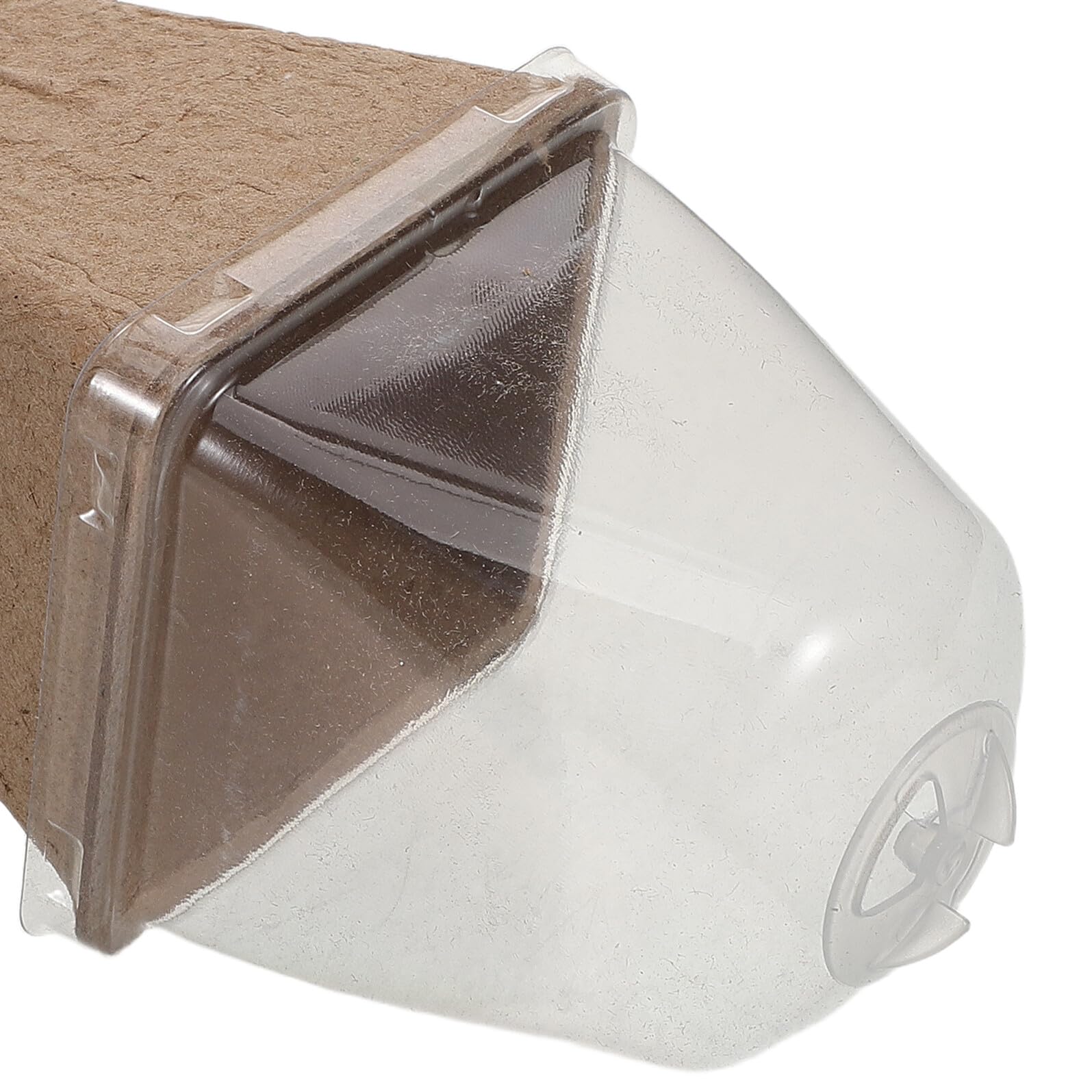 SHINEOFI 36 pièces Pots de Semis Carrés en Fibre de Papier avec Couvercle à Humidité Pots de Plantes pour Jardinage Optimisés pour Gain de Place et Croissance des Semis
