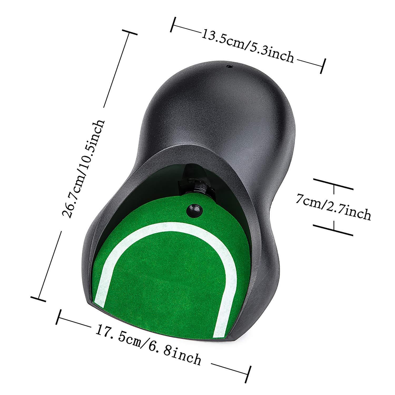 Automatic Golf Return Putter Device, Automatic Ball Return Machine, Indoor and Outdoor Golf Training aids with Automatic Return