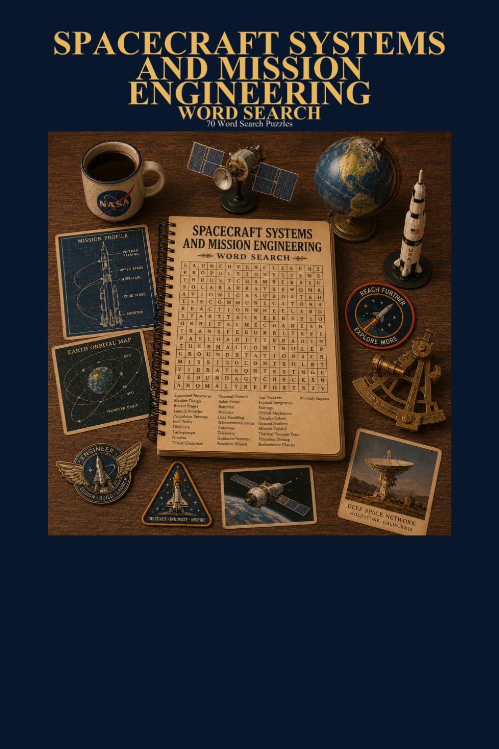Spacecraft Systems and Mission Engineering Word Search 70 Word Search Puzzles