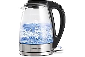 Hamilton Beach 40864 Glass Electric Kettle