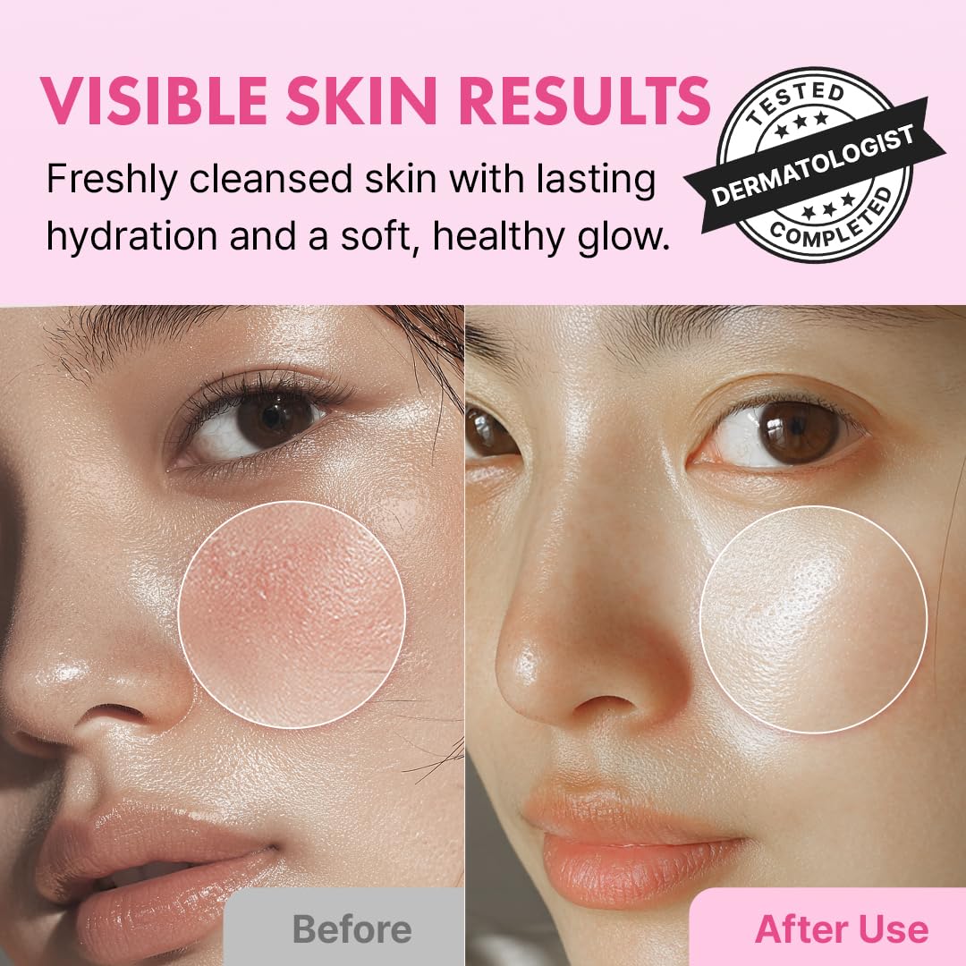 Hanskin Hyaluron Bubble Pop Cleanser z prawdziwą cerą, nawilżający, piankowy codzienny płyn do mycia twarzy, delikatne nawilżanie, zmiękczanie i rozjaśnienie, 150 ml
