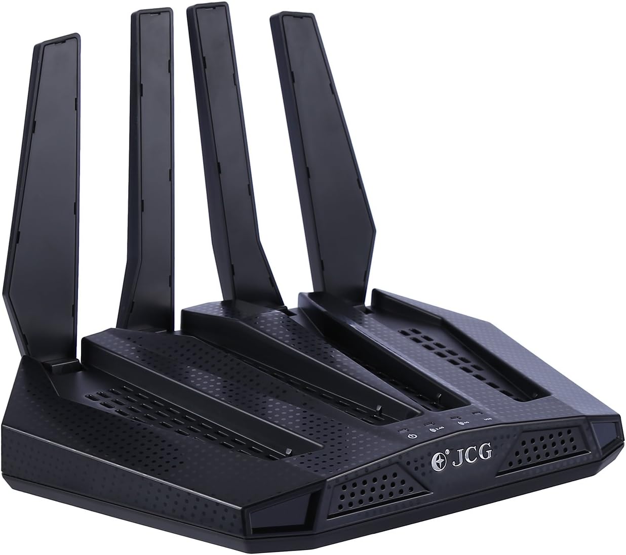 Dual Band Router, JCG AC1200 Wireless 2.4G/300Mbps + 5G/867Mbps Wi-Fi Router with 4 Antennas, 1 USB 2.0 Port (JHR-AC836M)
