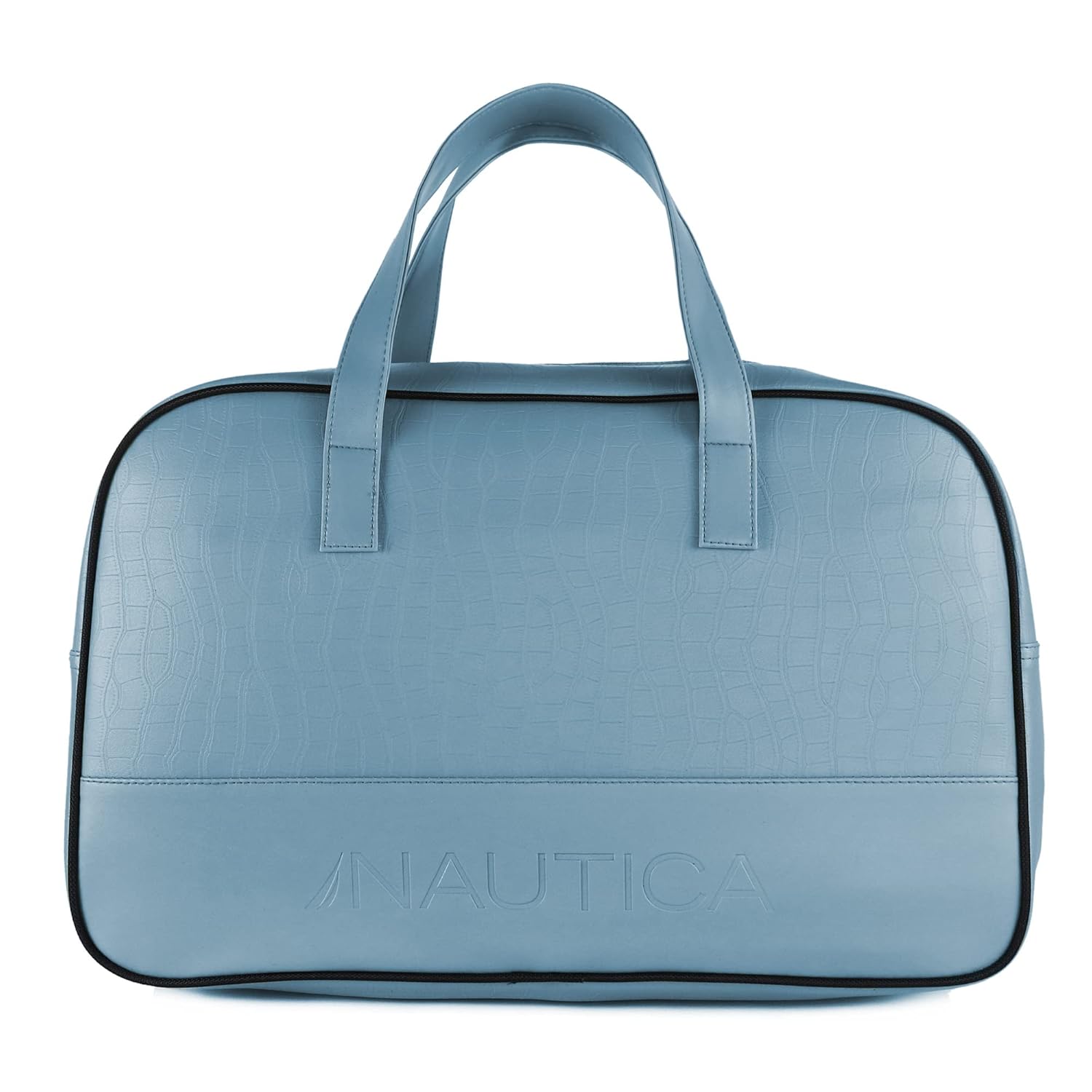 Nautica Duffle Bag for Travel | Stylish Leatherette Luggage | Compact and Comfortable for Travelling | Suitable for Men’s and Women’s One Size Blue 15cms Nautica Duffle Bag for Travel | Stylish Leatherette Luggage | Compact and Comfortable for Travelling | Suitable for Men’s and Women’s One Size Blue 15cms