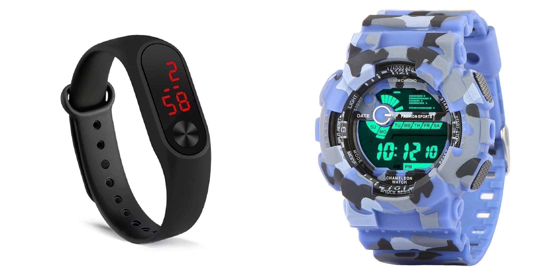 Emartos Digital Watch for Boys, Mens and Kids Watch Combo (Pack of 2) (Blue-Black) (B08GY3Q31B) Amazon Price History, Amazon Price Tracker