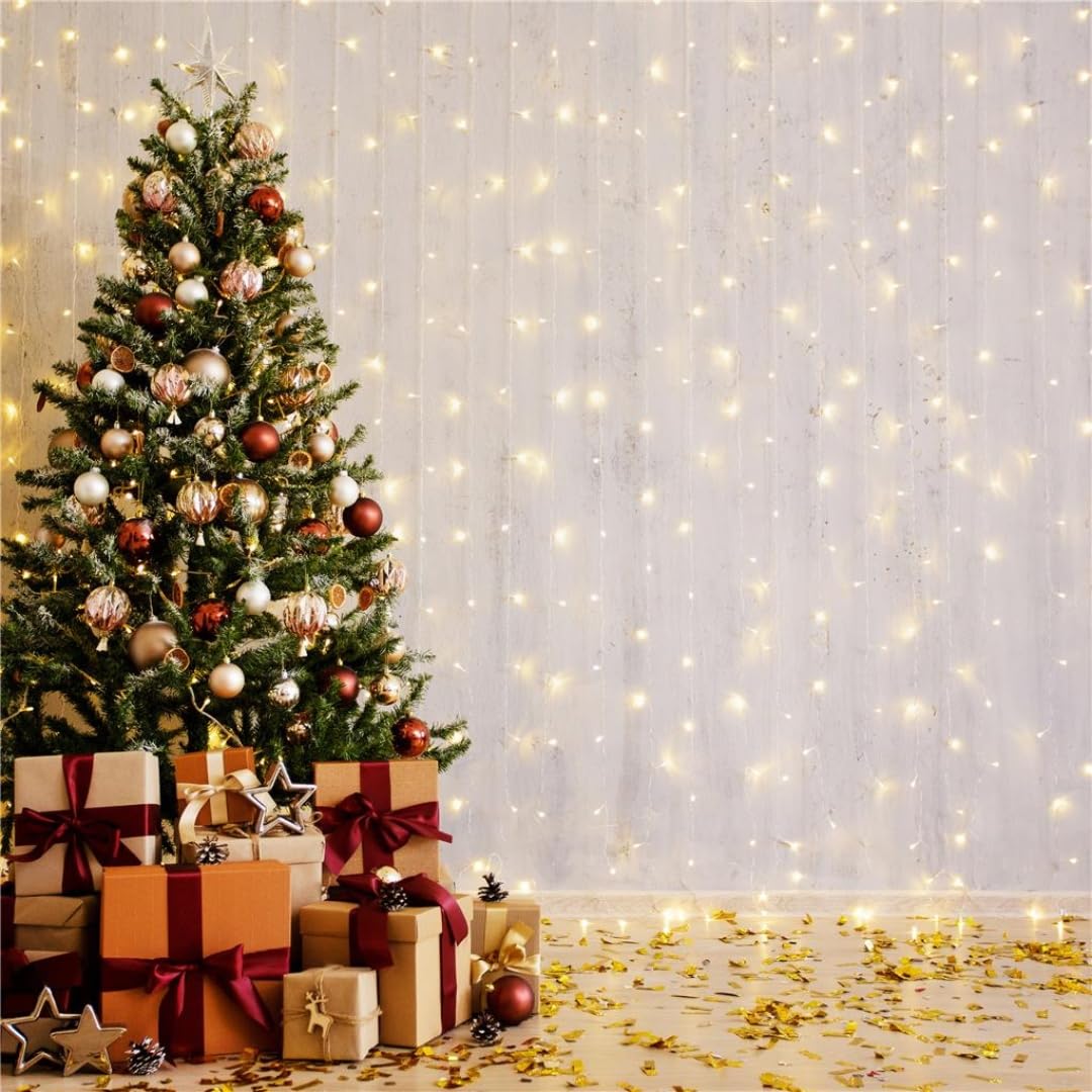 Romwish Luci Albero di Natale, 20M 200LED Catena Luminosa con Telecomando
