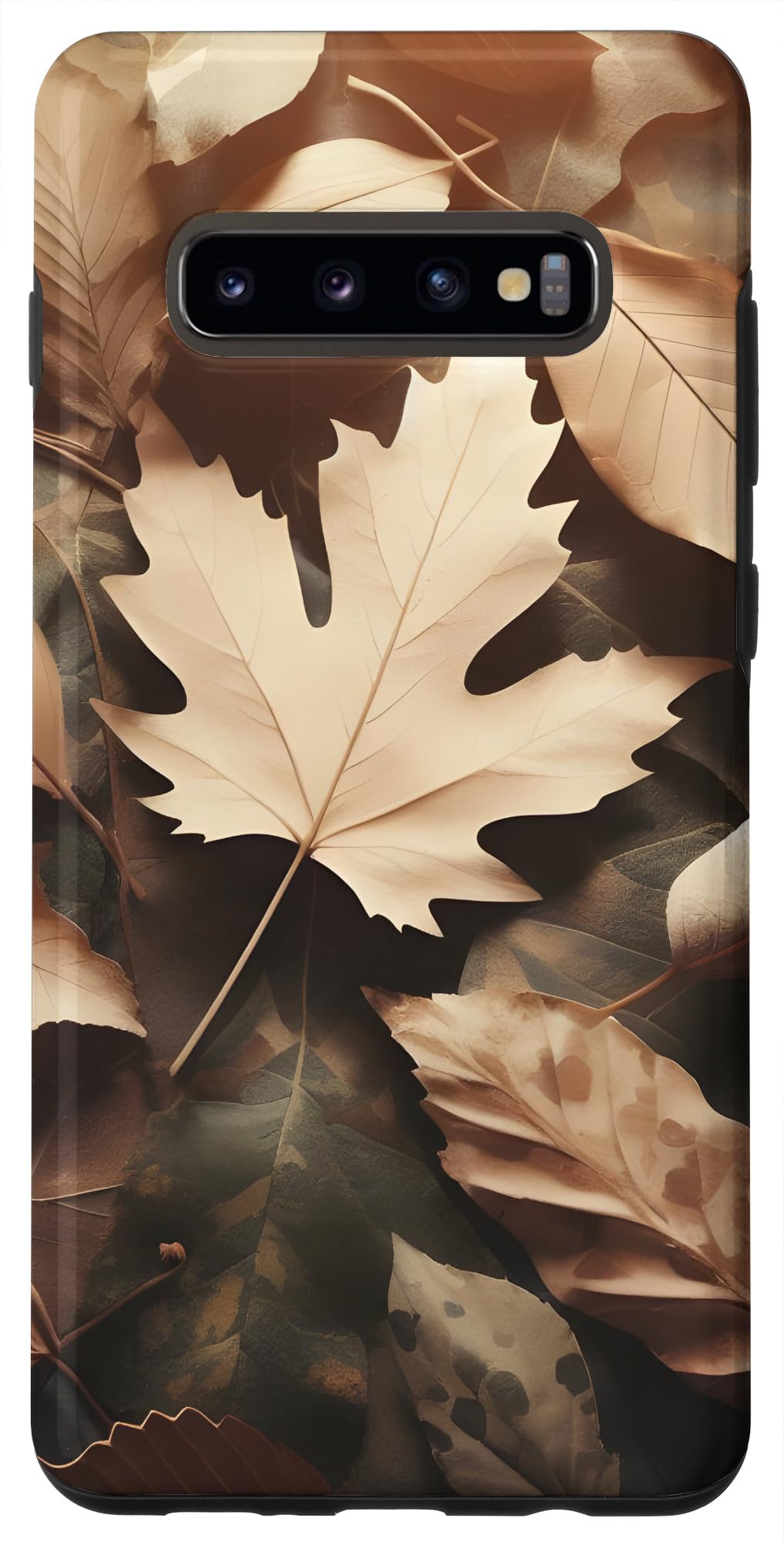 Galaxy S10+ CamoLeaf Light Camouflage Pattern Nature Forest Case