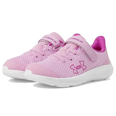 Under Armour Kids Pre School Pursuit 3 Big Logo Alternate Closure (Little Kid) Girls Shoes Stellar Pink/Vivid Magenta/Vivid Magenta