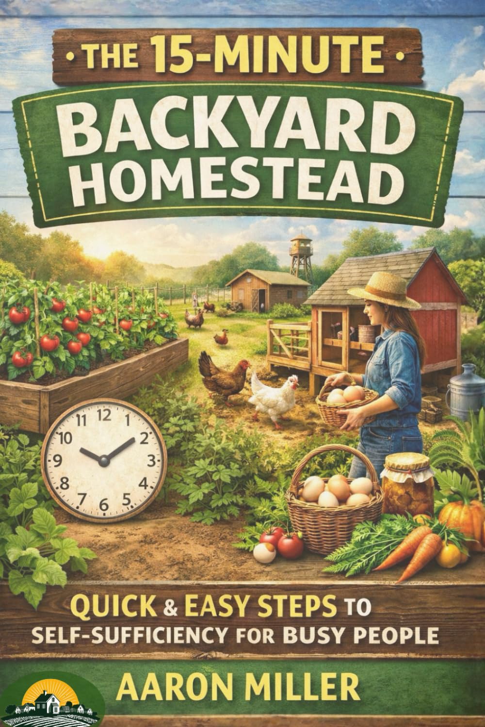 The 15-Minute Backyard Homestead: How To Fit Real Homesteading Into Any Busy Schedule (Backyard Homesteader's Series with Aaron Miller)
