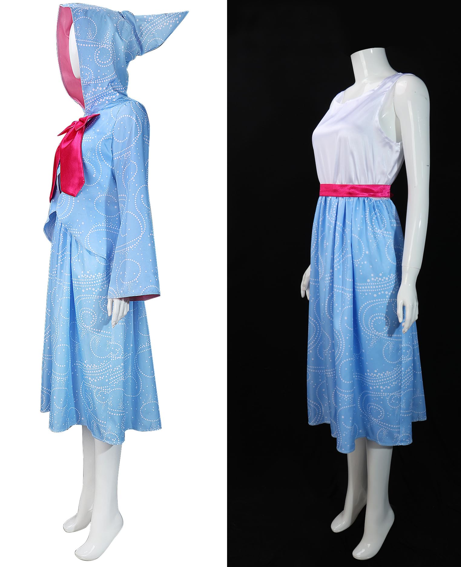 Fairy Godmother Kostüm Für Damen – Rotes Paillettenkleid Mit Zauberstab, Brille & Flügeln