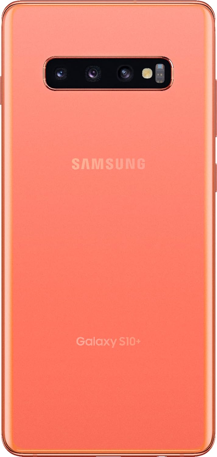 Samsung Galaxy Cellphone - S10+ Plus AT&T Factory Unlock (Flamingo Pink, 128GB) Flamingo Pink 128GB