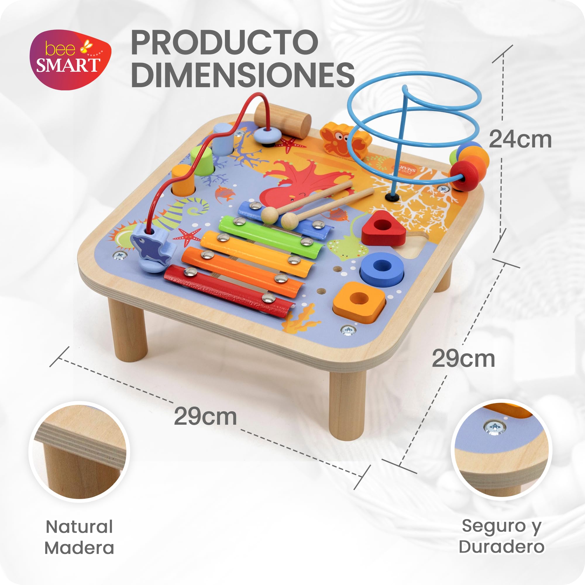 Mesa De Actividades Didácticas Para Bebés Con Juegos Huanger | Cuotas Mesa De Actividades Didácticas Para Bebés Con Juegos Huanger | Cuotas