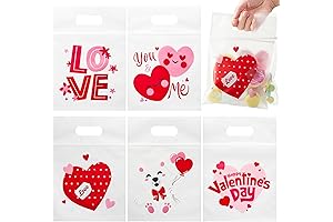 JOYIN 36 Pcs Valentine Cellophane Gift Bags