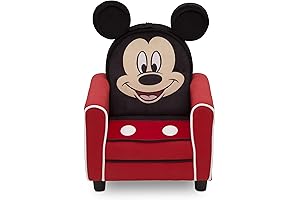 Delta Children Figural Upholstered Mickey Mouse Kids Chair
