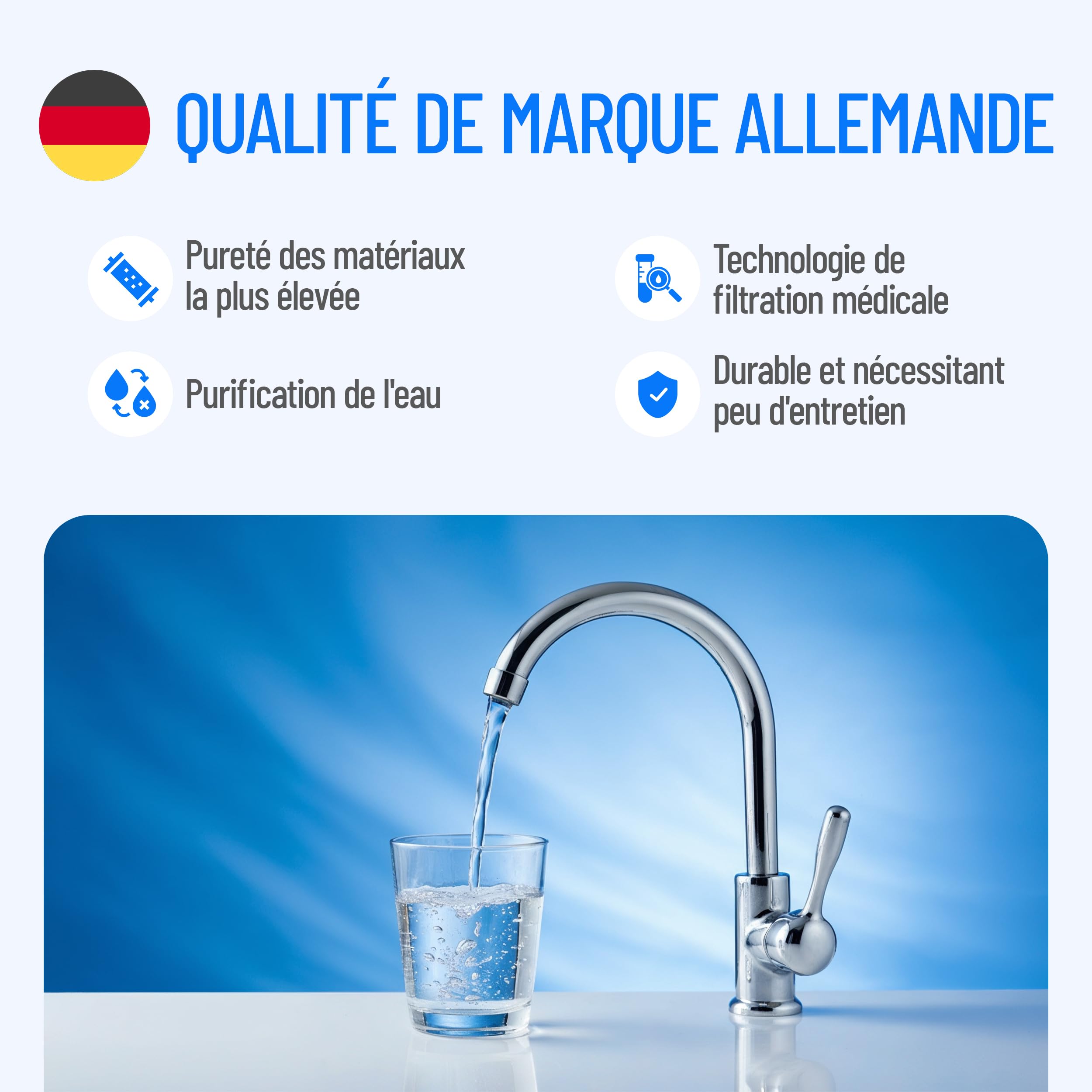 Cartouche filtrante pour eau NPure Premium