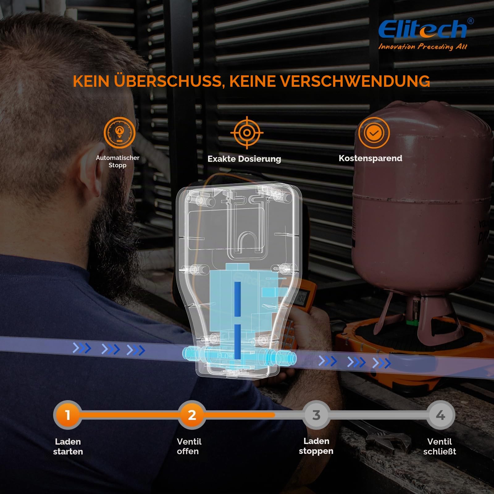 Elitech 150KG HVAC Kältemittelwaage LMC-310A,R134a R410a AC Digital Refrigerant Scale Über Bluetooth & WLAN,hochpräzise Programmierte Kälteanlagen Waage Automatische Abschaltfunktion