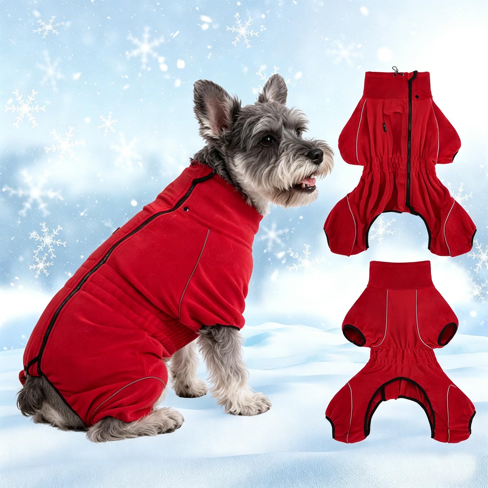 Pyjama d'hiver pour chien Mihachi pour des promenades bien au chaud