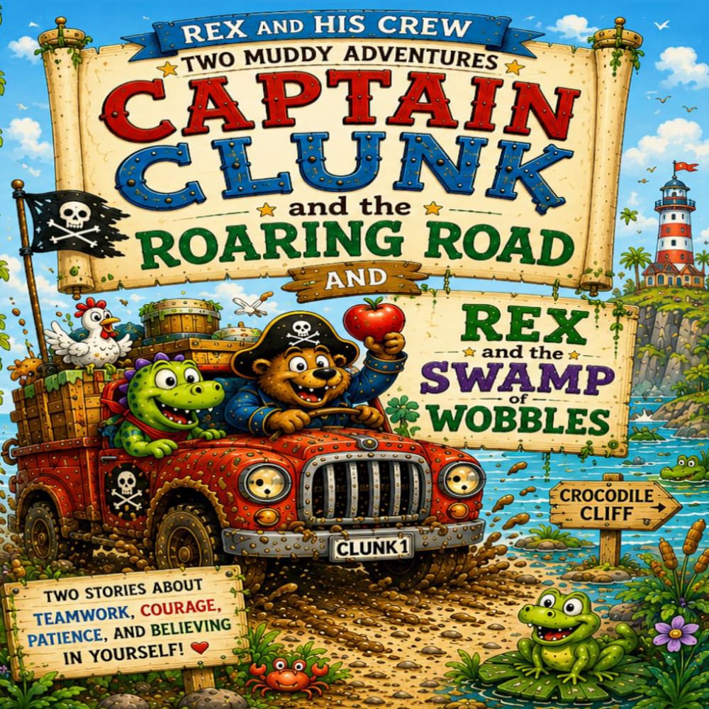 Captain Clunk & Rex: Good Crews Never Quit!: Two Muddy Adventures About Courage, Teamwork, and Believing in Yourself