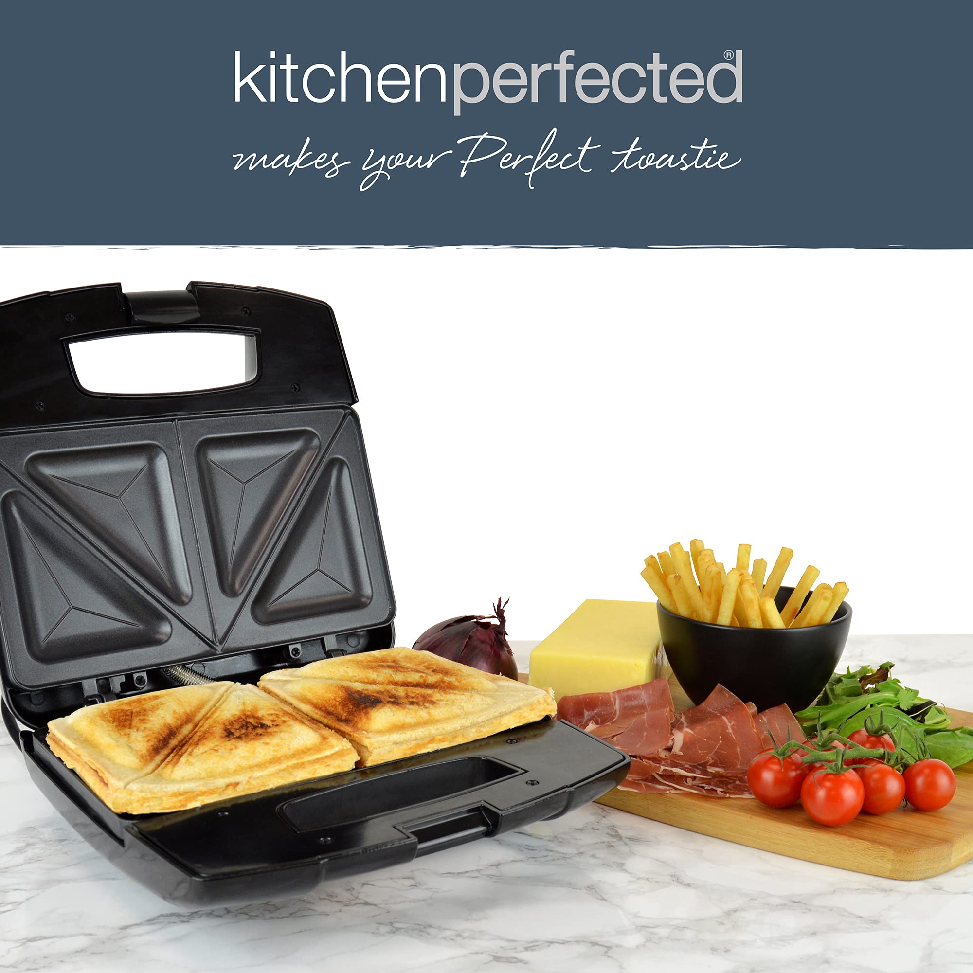 KitchenPerfected Sandwich Maker - Toast Sandwiches & Omelettes -5 KitchenPerfected Sandwich Maker - Toast Sandwiches & Omelettes -5