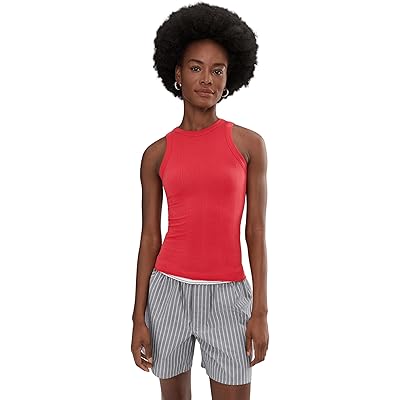 Free People So Soft Seamless Modal Tank atlas red