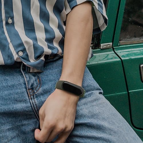 Miniatura 8 de Bandas elásticas para Amazfit Band 5 correas de repuesto para mujeres y hombres, correa de nailon trenzado suave para hombre y mujer, correa