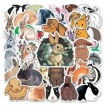 Rabbit Stickerᕱᘏ ゛専用 Rabbit-Labs™ - Rabbit Logo Sticker from Rabbit-Labs™ on Tindie