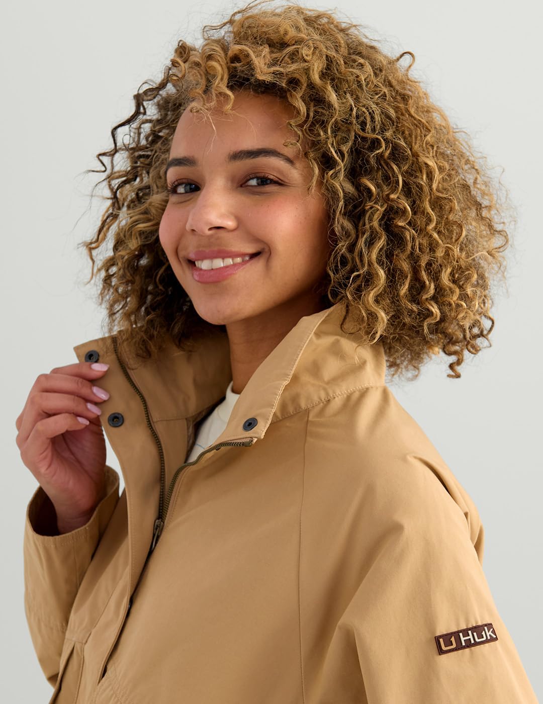 HUK Women's Boatyard Fishing Jacket - Waterproof, Windproof, and Stylish