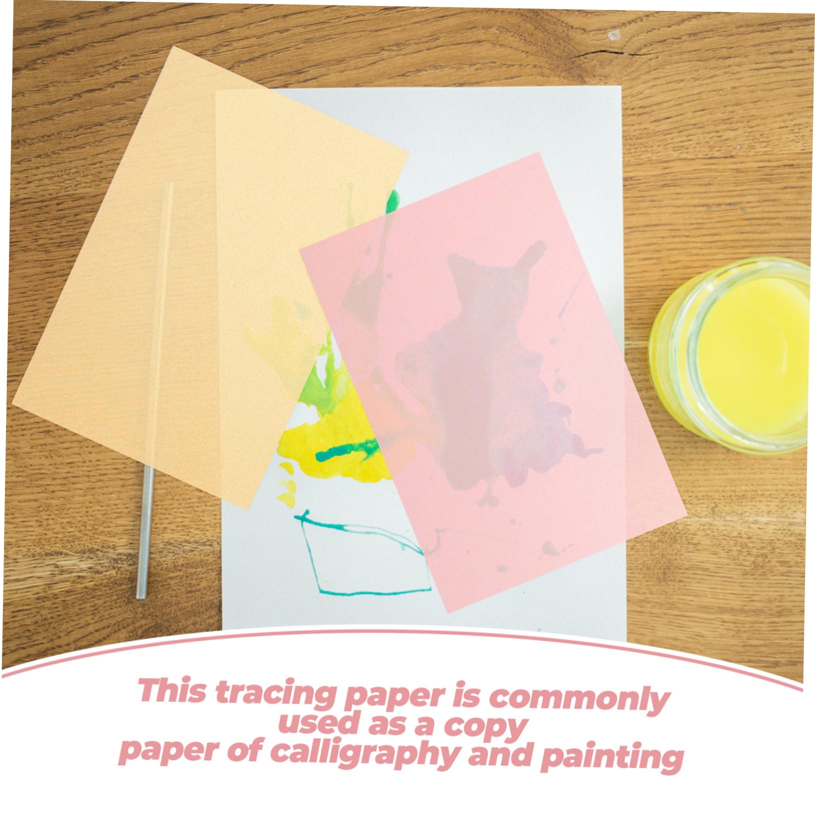 250piezas Papel De Transferencia Multifuncional Para Dibujo y Copia Papel De Calco De Para Manualidades y Estampado