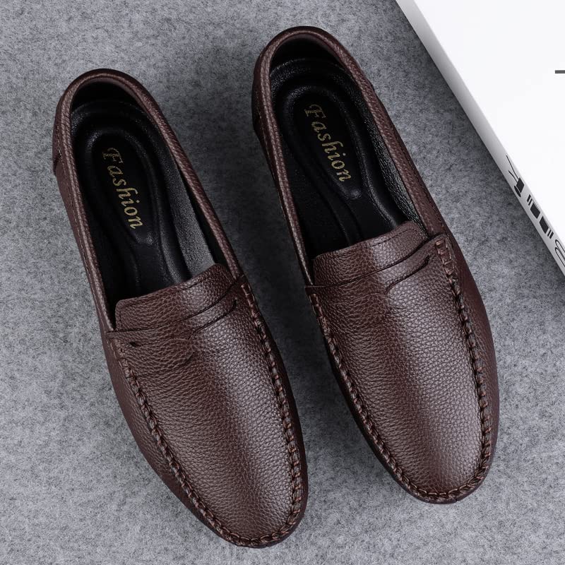 Pebbled Cowhide Loafers-Shoes3