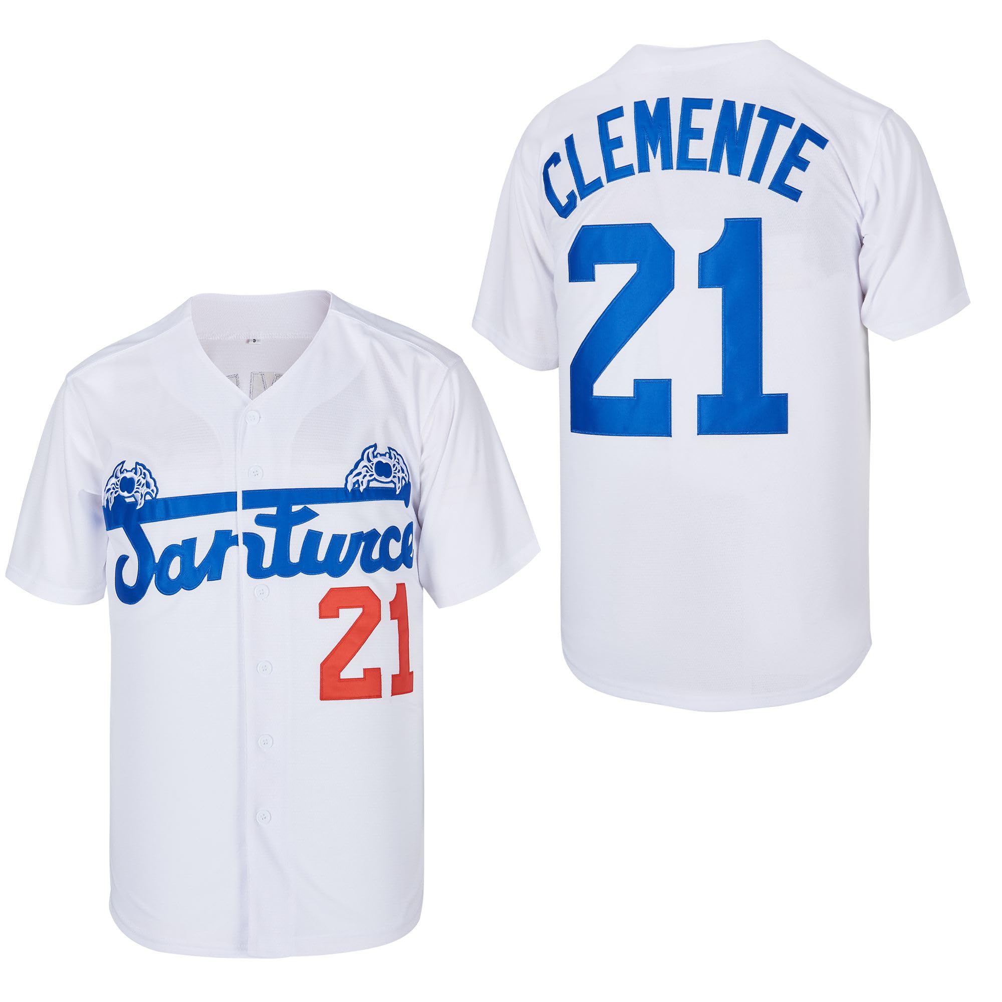 #21 Roberto Clemente Santurce Crabbers Puerto Rico Baseball Jersey Stitched 6 Colors